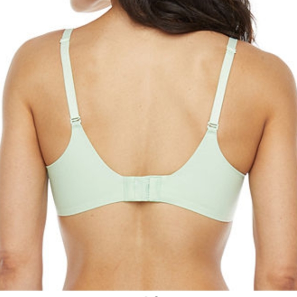 Ambrielle Super Soft Plunge T-shirt Bra Pastel Green New Without Tag - Picture 2 of 14